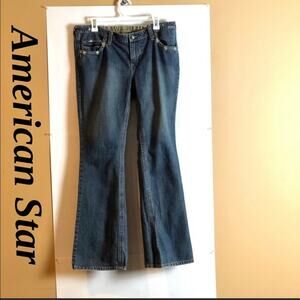 American Star Mom Cute Jeans. Slightly Distressed